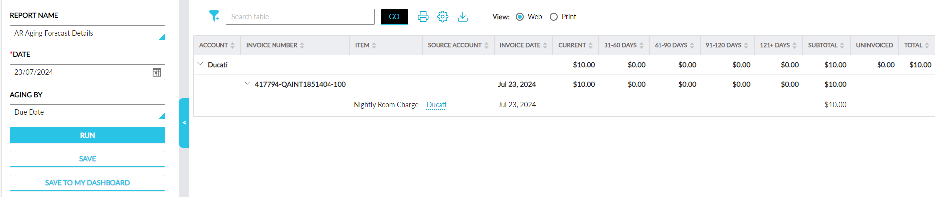 Reports Enhancements